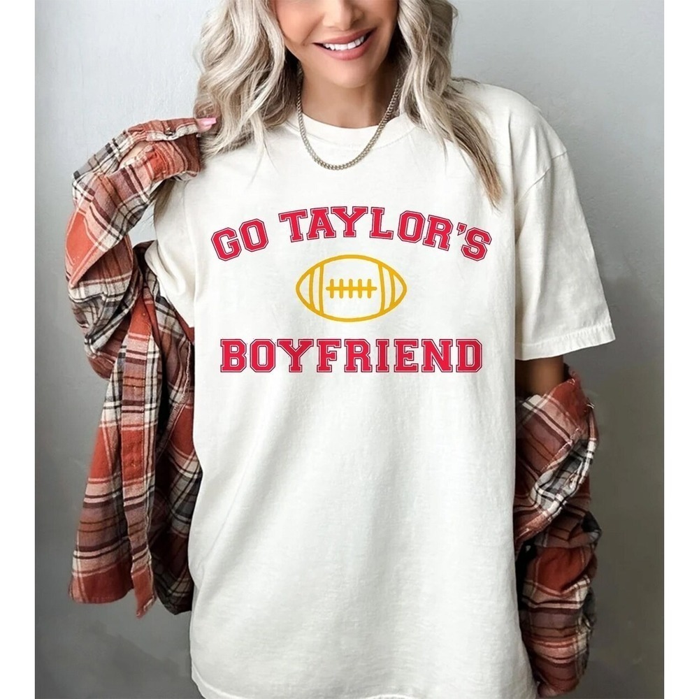 Go Taylors Boyfriend Tshirt Football Shirt  Shirt